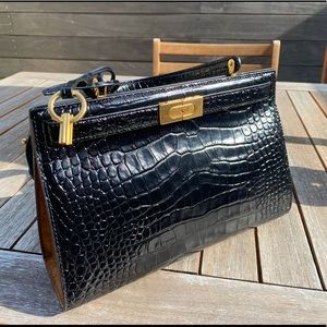 Tory Burch Lee Radziwill Small Bag in Black